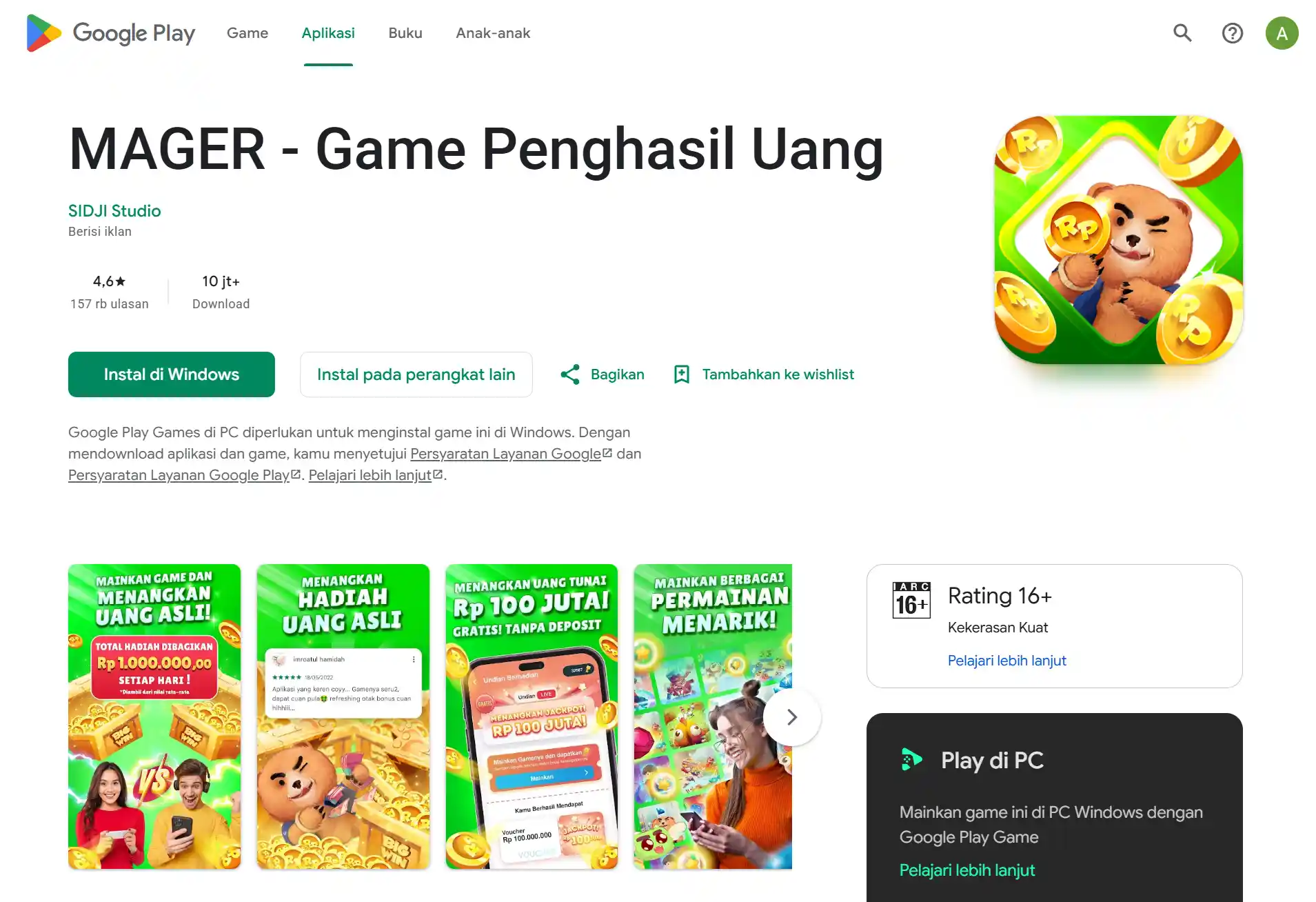 Bermain Game Dijadikan Sumber Penghasilan Tambahan